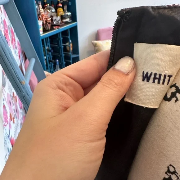 WHIT Metallic Geometric Dress - Picture 6 of 6